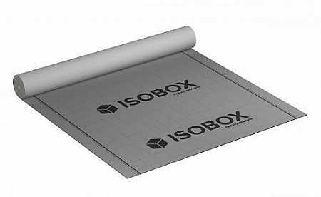 Гидро-ветрозащитная диффузионная мембрана ISOBOX 110 1,5х50м (75м²) (клеевая полоса)